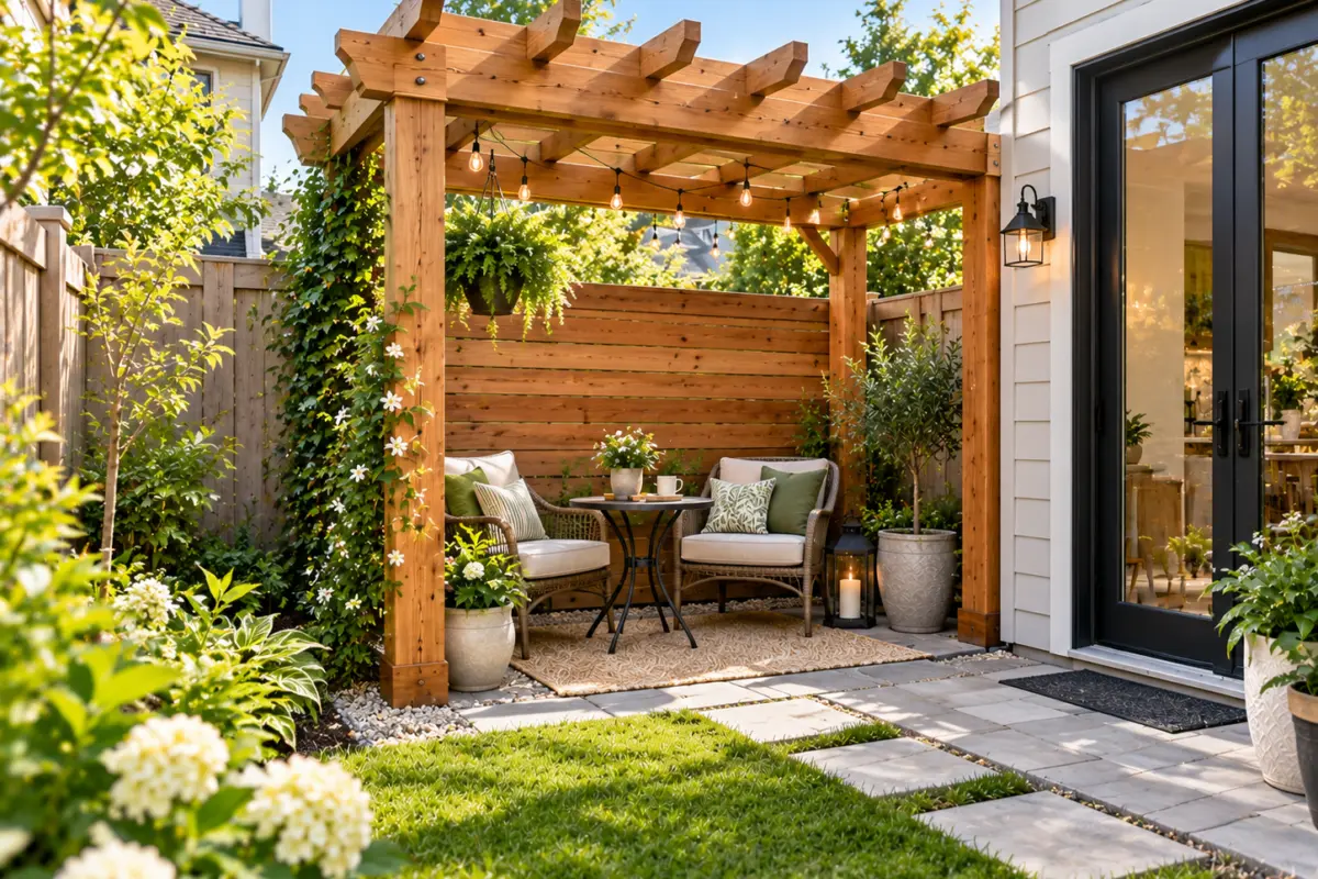 20 Small Pergola Ideas With Real Dimensions for Tight Yards