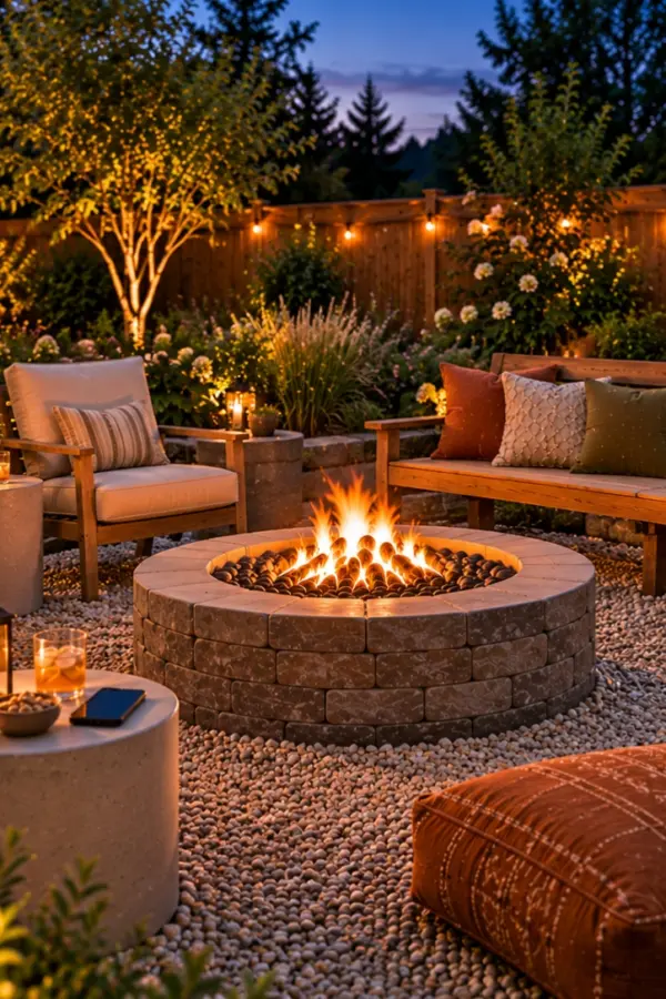 20 Fire Pit Seating Ideas and Furniture Layouts That Get the Distance Right