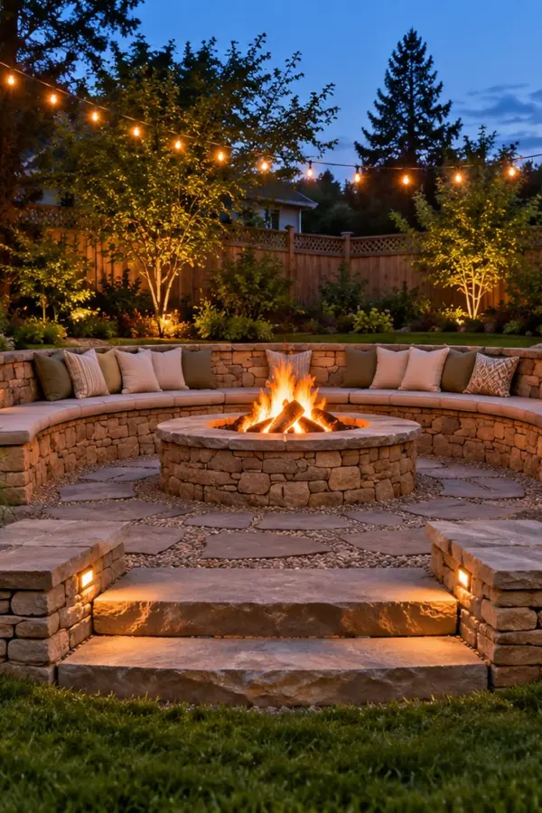 20 Sunken Fire Pit Ideas, From Shallow Dish to Full Conversation Pit