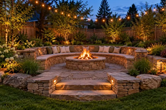 20 Sunken Fire Pit Ideas, From Shallow Dish to Full Conversation Pit